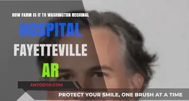 How Far is Washington Regional Hospital in Fayetteville, AR?