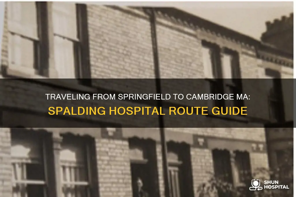 how from springfield ma to cambridge ma spalding hospital