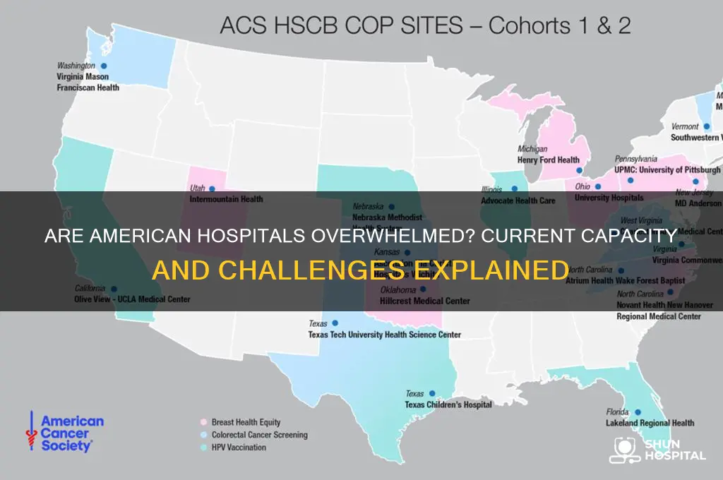 how full are american hospitals