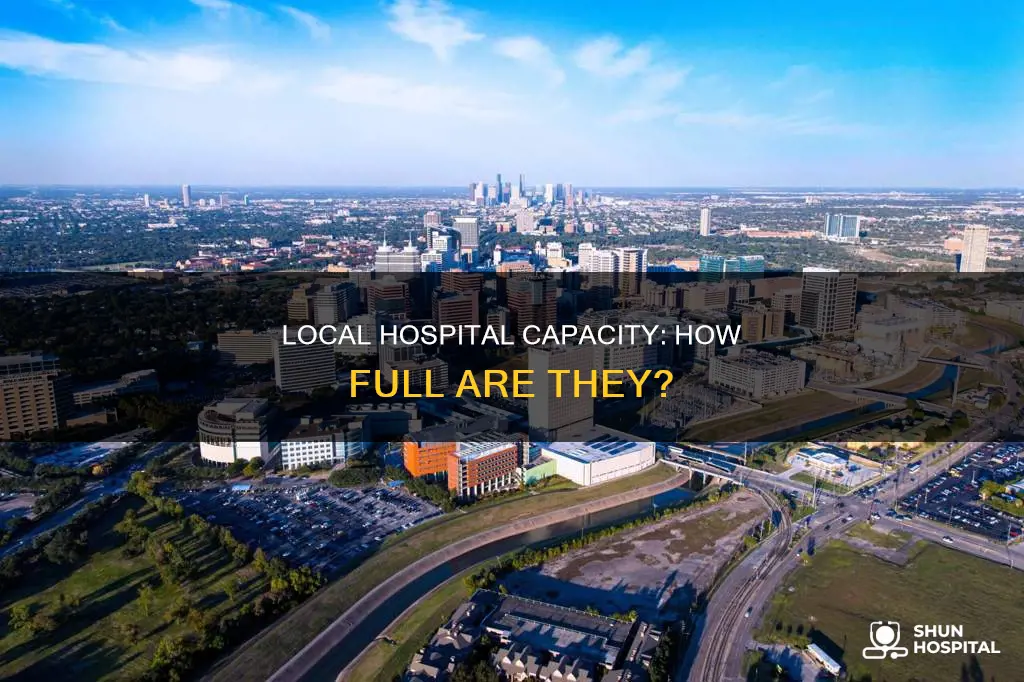 how full are hospitals in my area