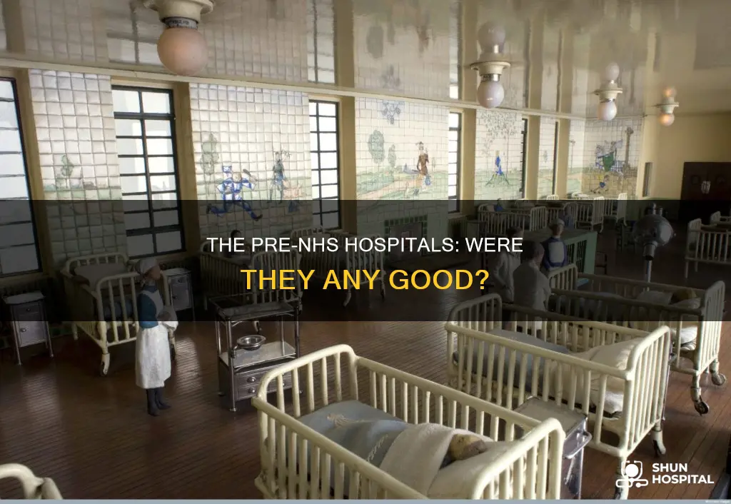 how good were hospitals before the nhs
