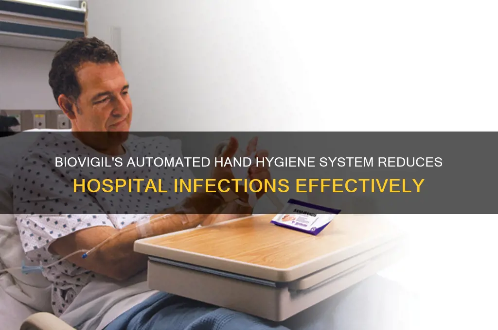 how has biovigil automated hand hygiene system help hospital infections