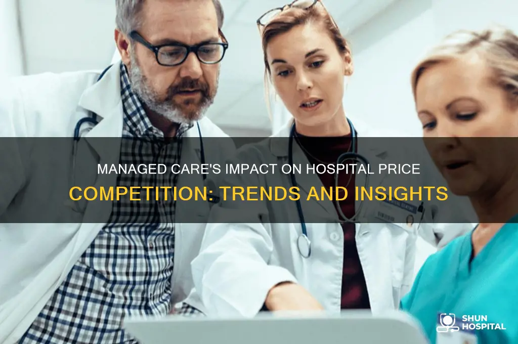 how has managed care affected price competition among hospitals
