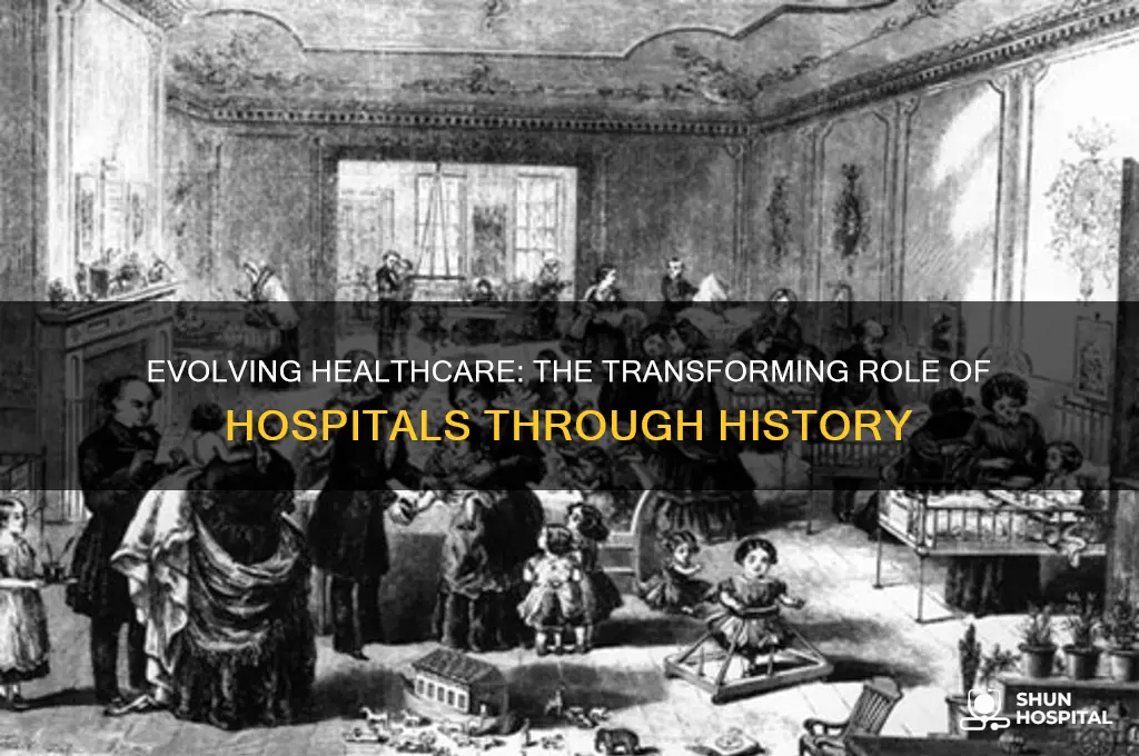 how has the role of the hospital changed over time
