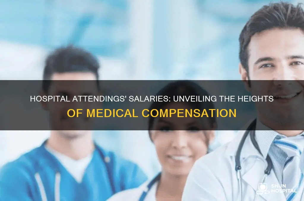 how high are hospital attendings
