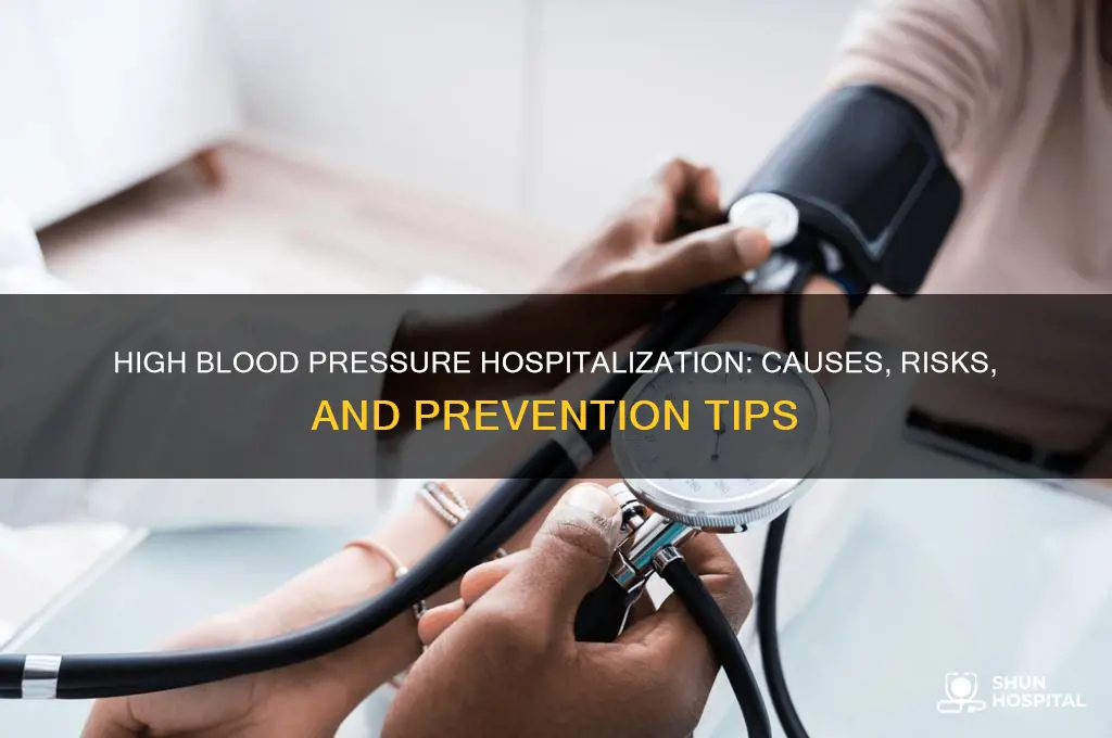how high blood pressure hospital
