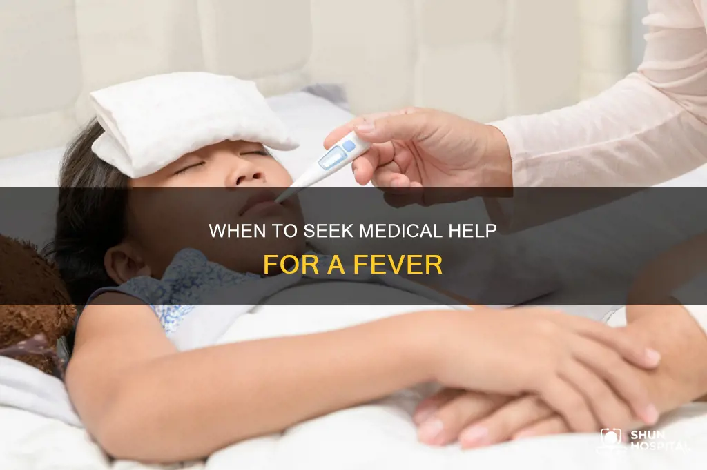 how high of a fever for hospital