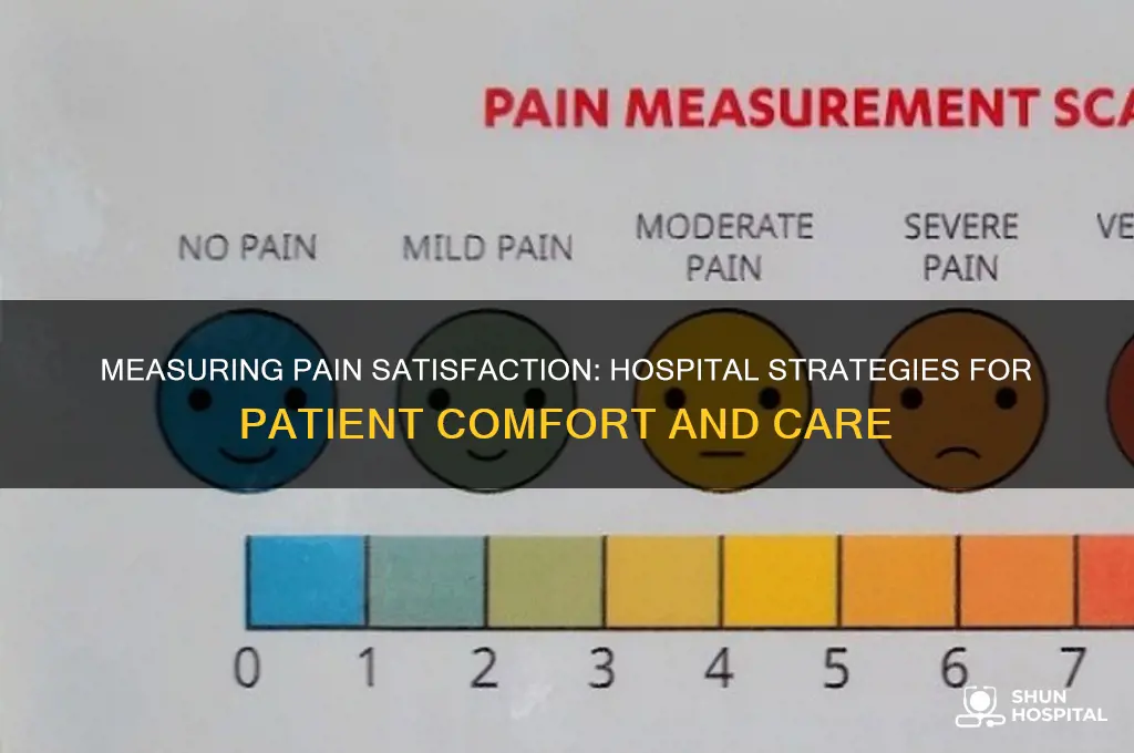how hospital measure pain satisfaction