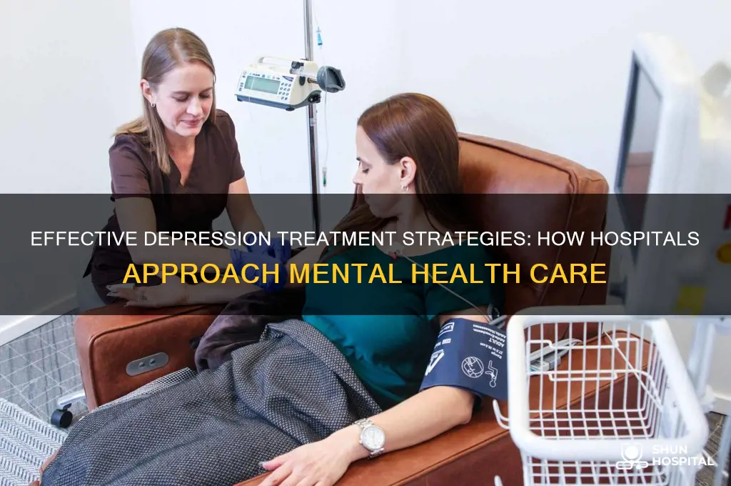 how hospital treat depression