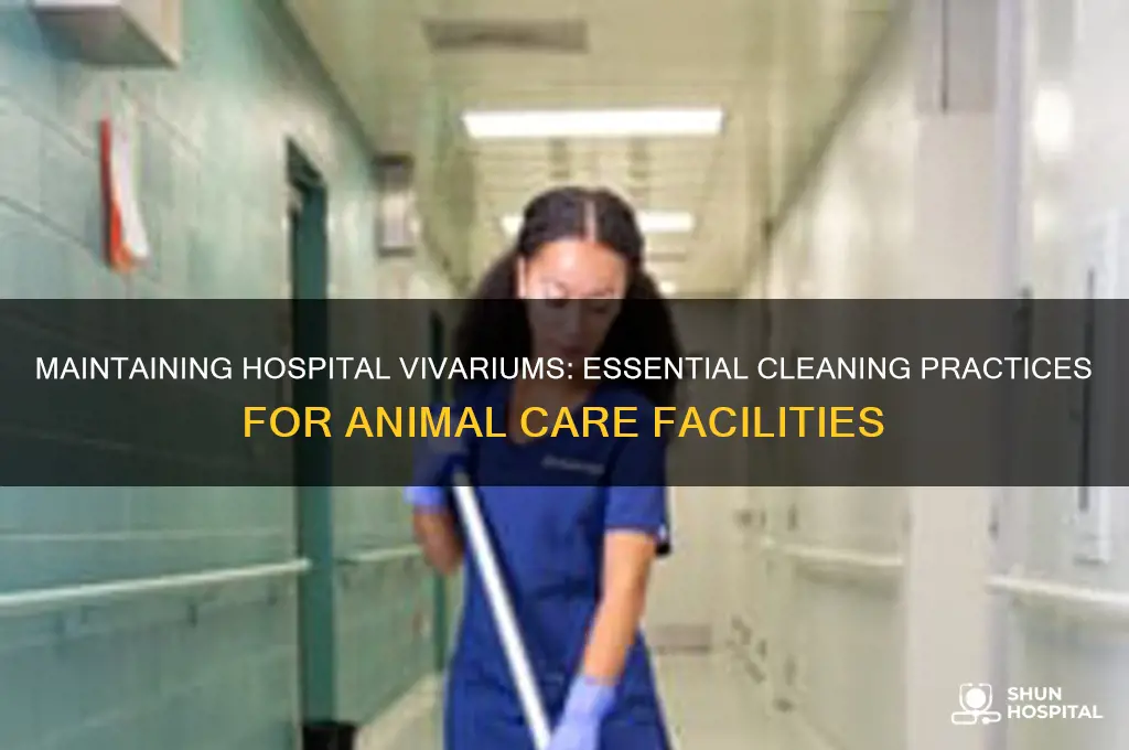 how hospital vivariums are cleaned