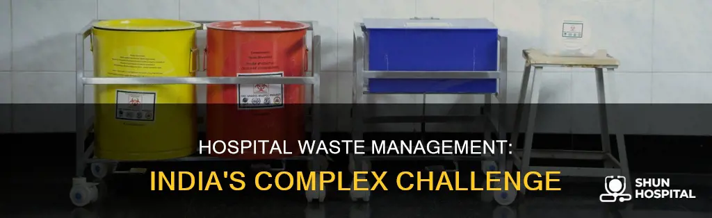 how hospital waste is managed in india