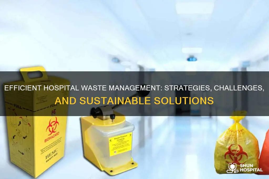 how hospital waste is managed