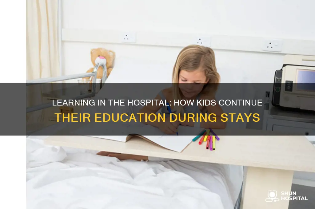 how hospitalized kids study