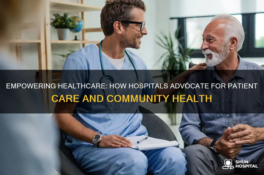 how hospitals advocate