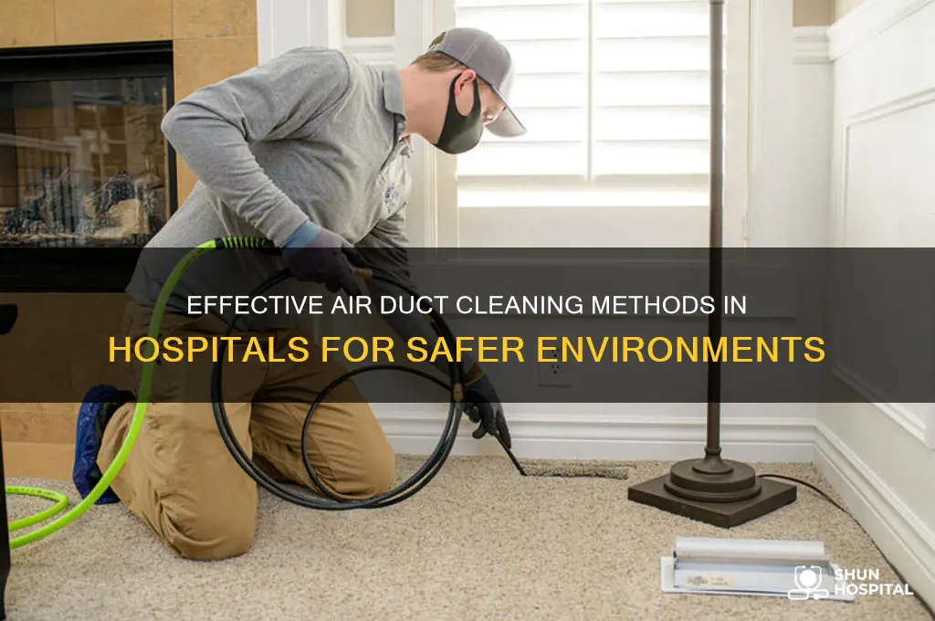 how hospitals clean air duct
