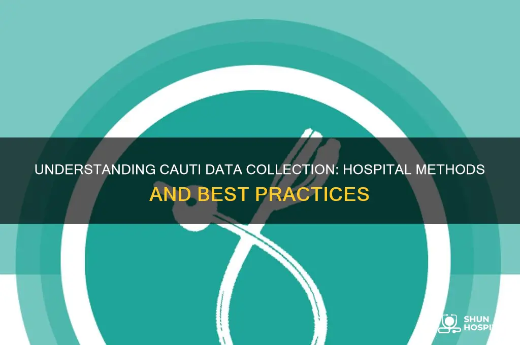 how hospitals collect cauti data