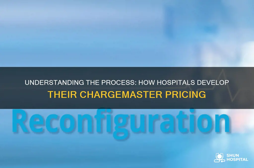 how hospitals create chargemaster