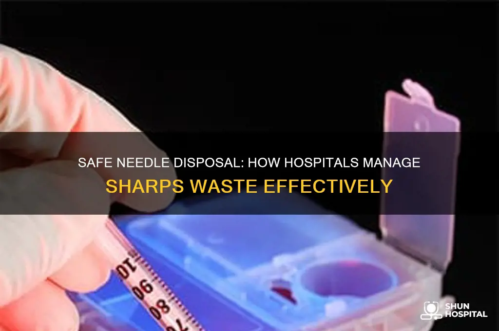 how hospitals dispose of needles