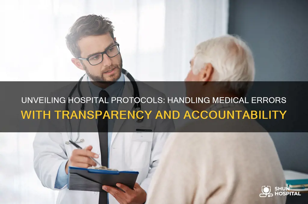 how hospitals process medical errors