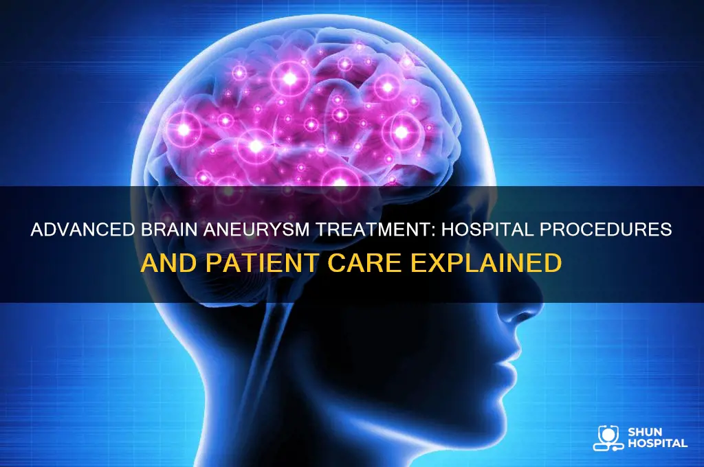 how hospitals treat brain aneurysm