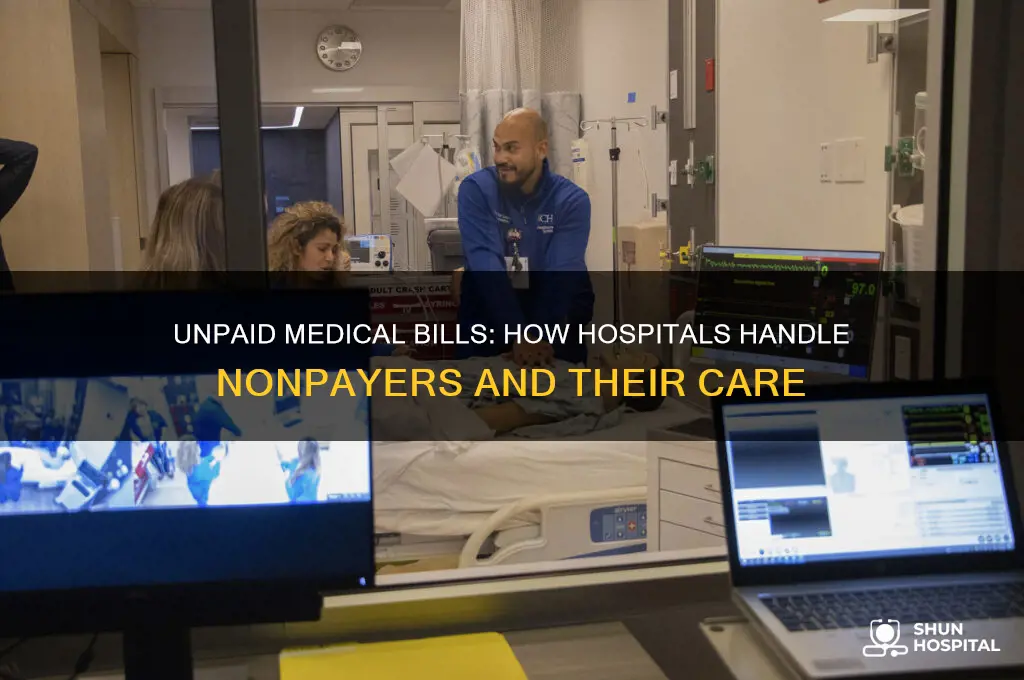 how hospitals treat nonpayers