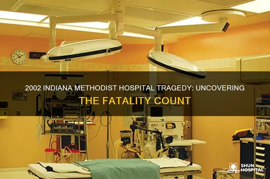 how how many people died in methodist hospital 2002 indiana