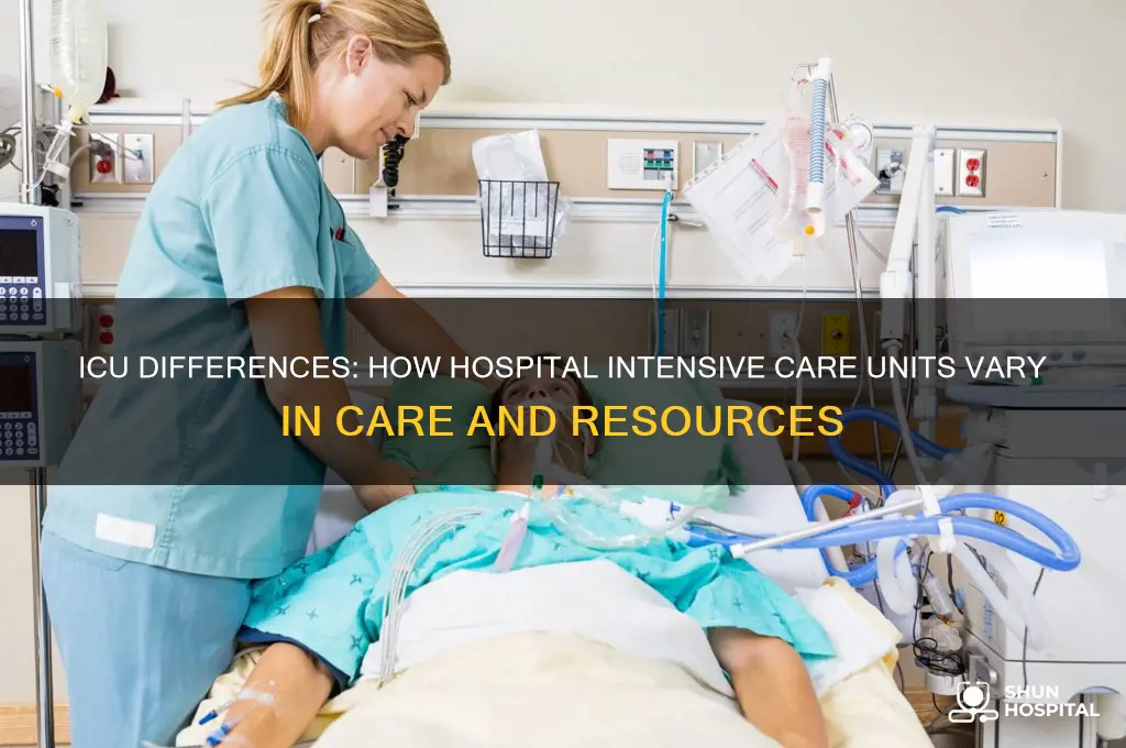 how icu varies between hospitals