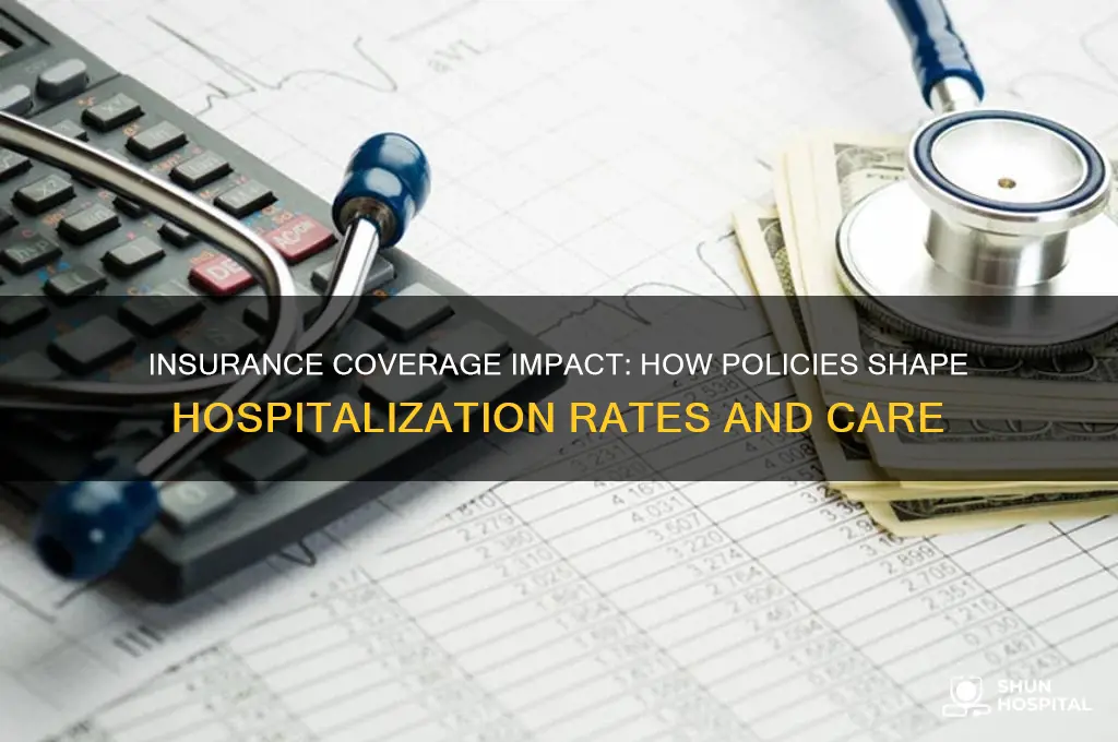 how insurance coverage influences hospitalizations