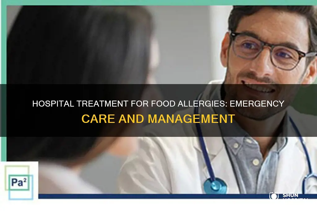 how is a food allergy treated at the hospital