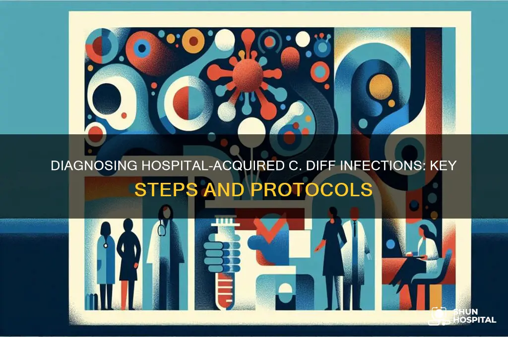 how is a hospital aquired c diff infection diagnoses
