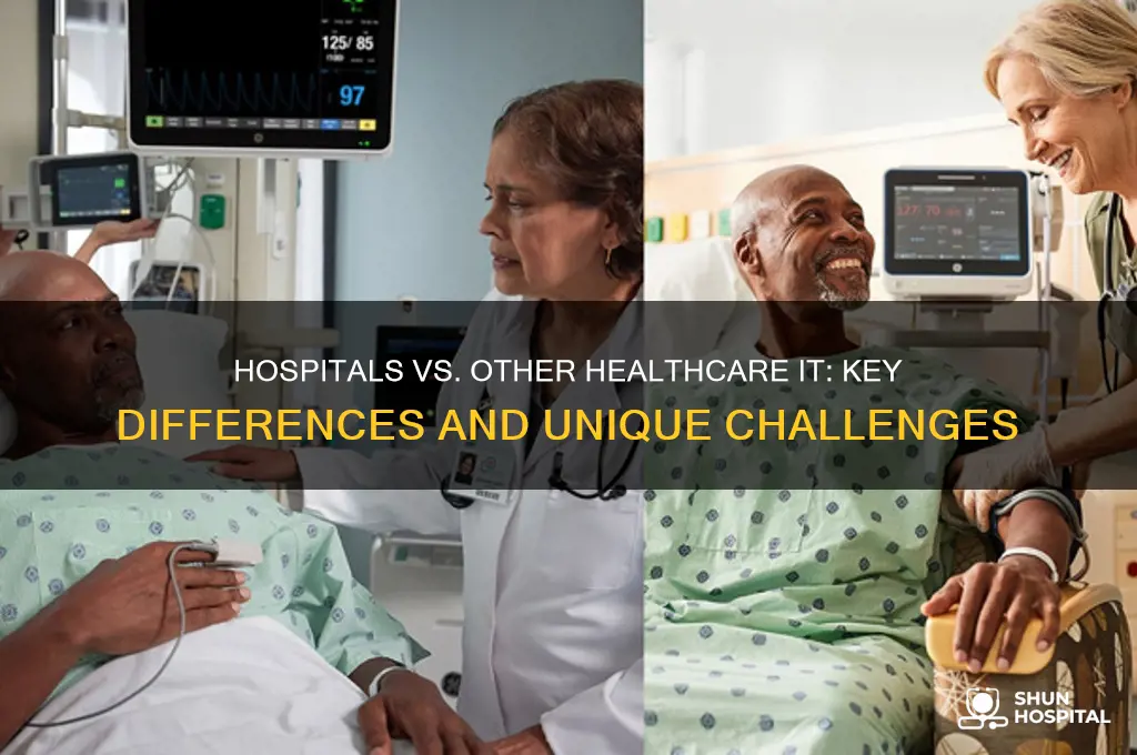 how is a hospital different from other health care it