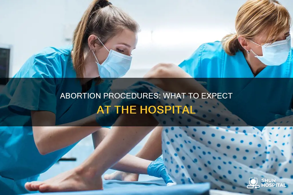 how is abortion done at the hospital