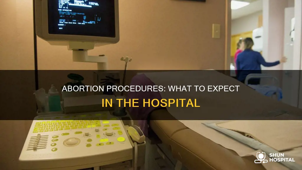 how is abortion done in the hospital