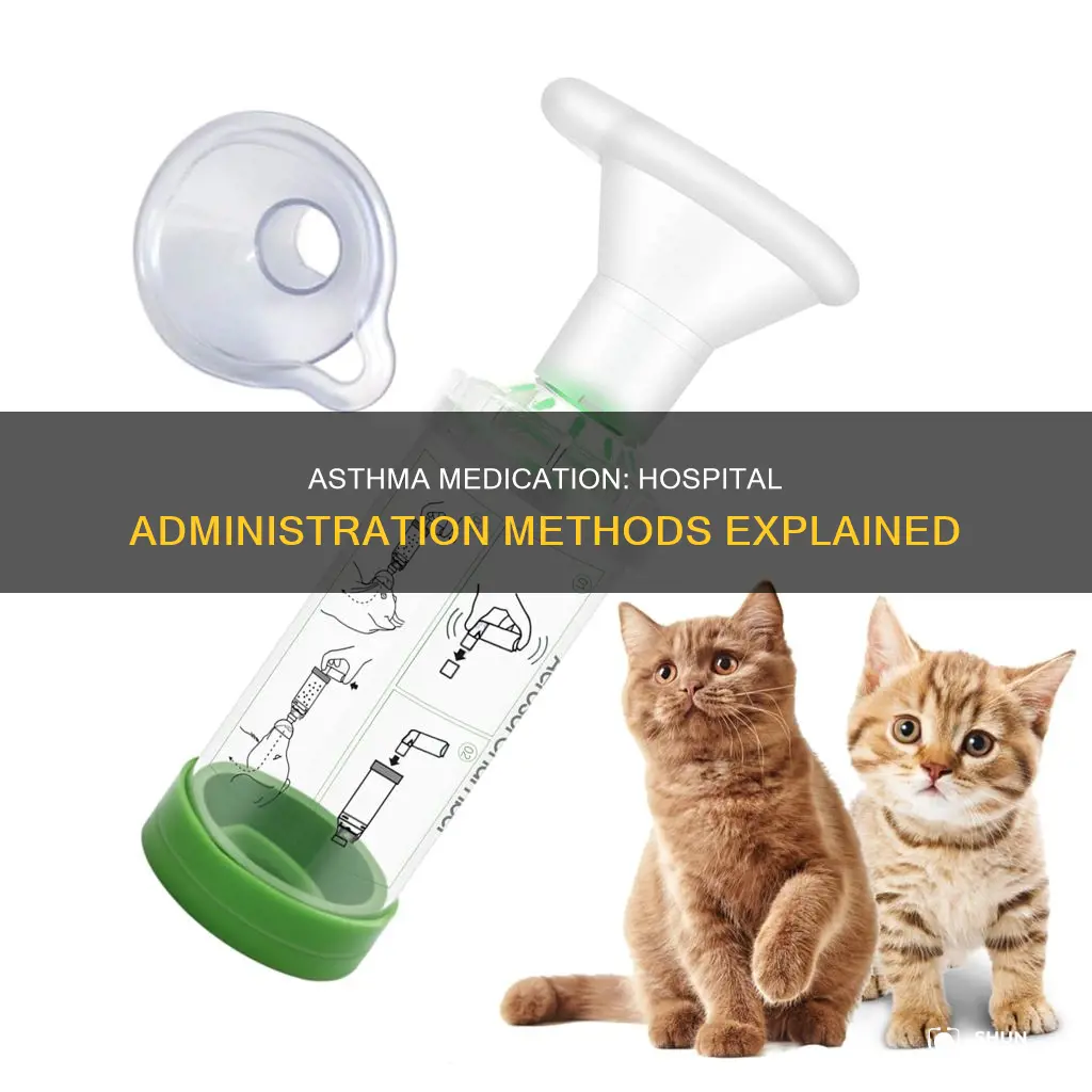 how is asthma medication administered in hospitals