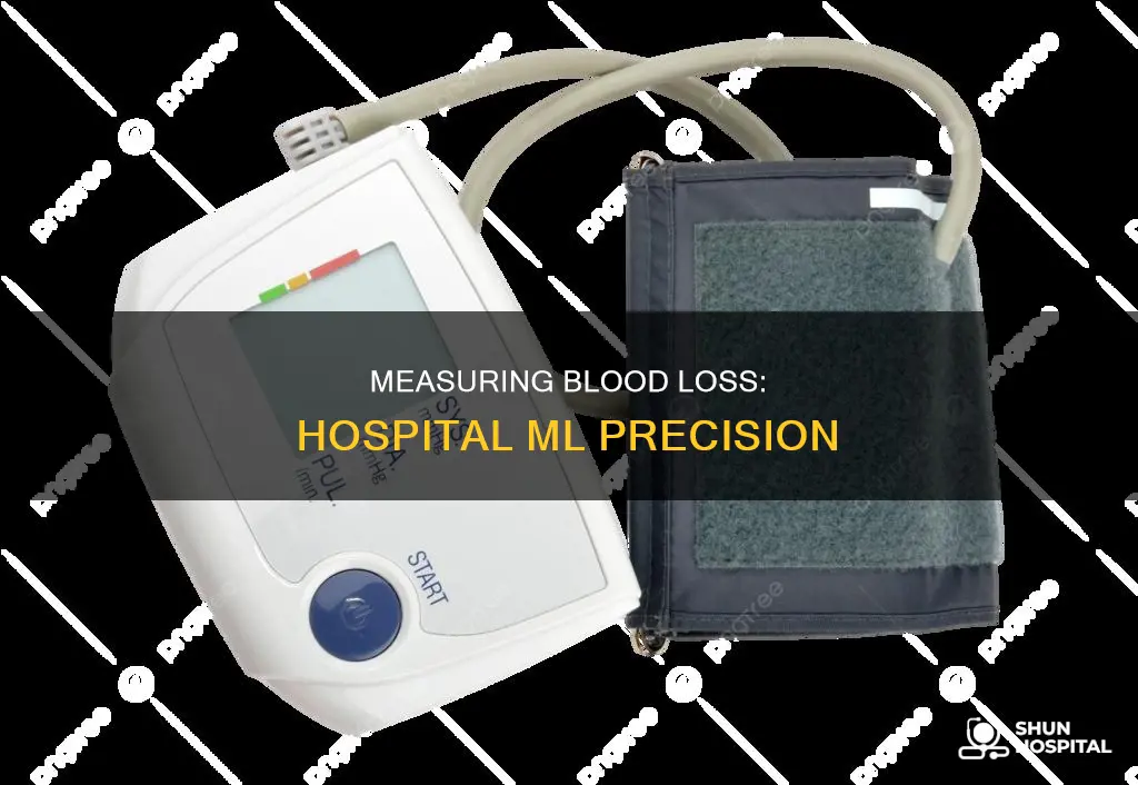 how is blood measured in hospitals ml
