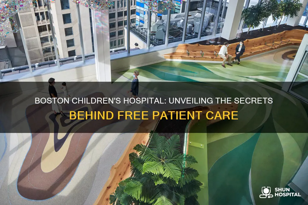 how is bostion childrens hospital able to provide free care
