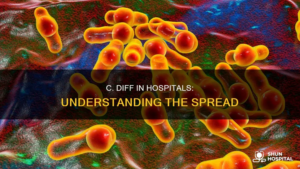 how is c dif spread in hospitals