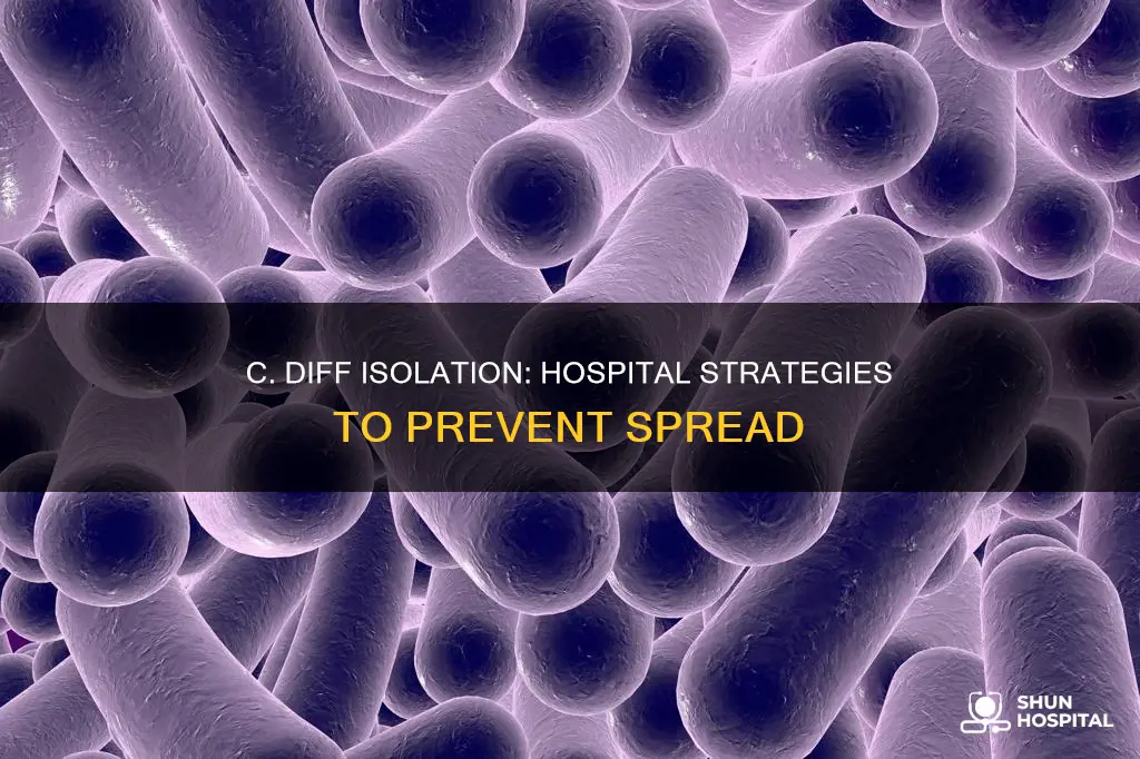 how is c diff isolation in hospitals