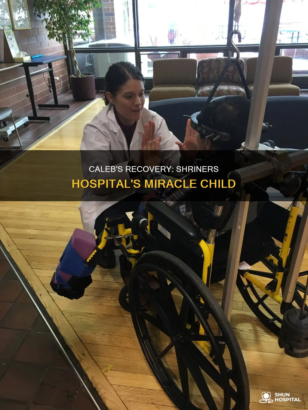 how is caleb from shriners hospital doing