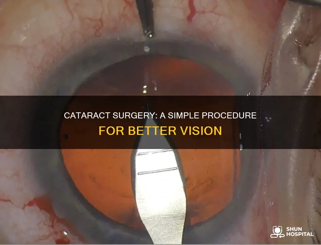 how is cataract surgery done in hospital