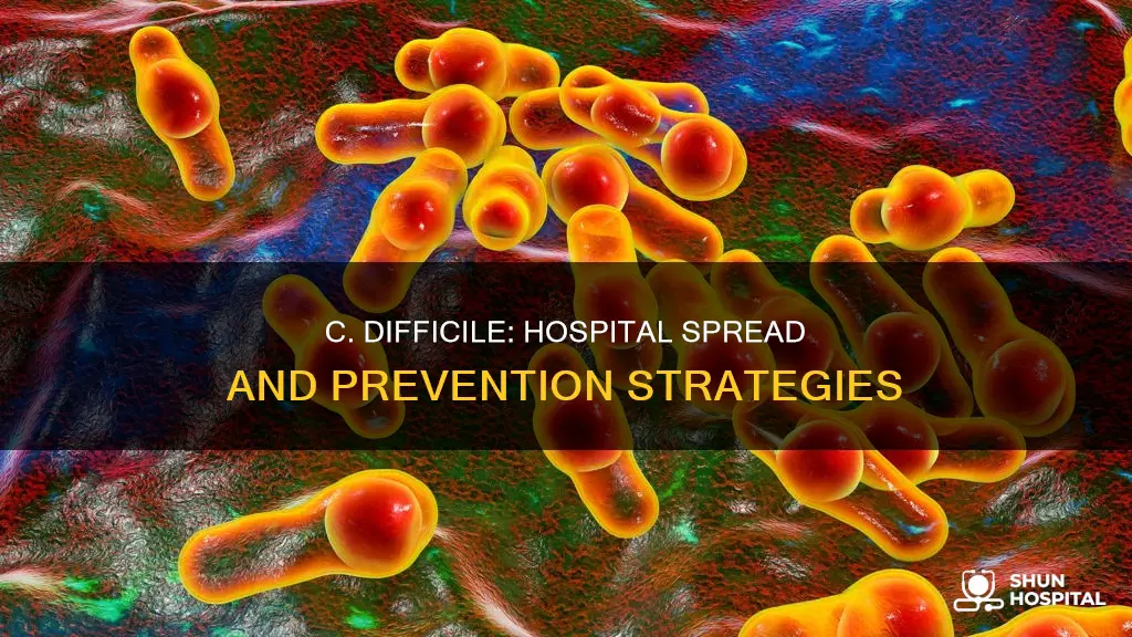 how is clostridium difficile spread in hospitals