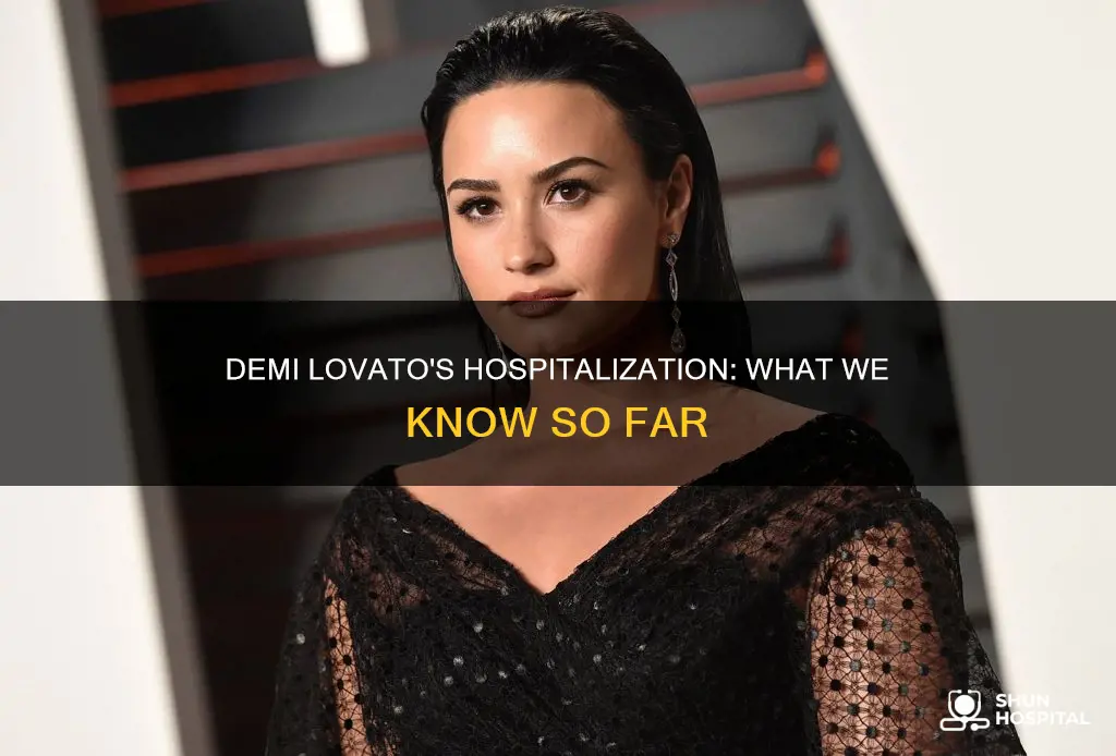 how is demi lovato doing in hospital