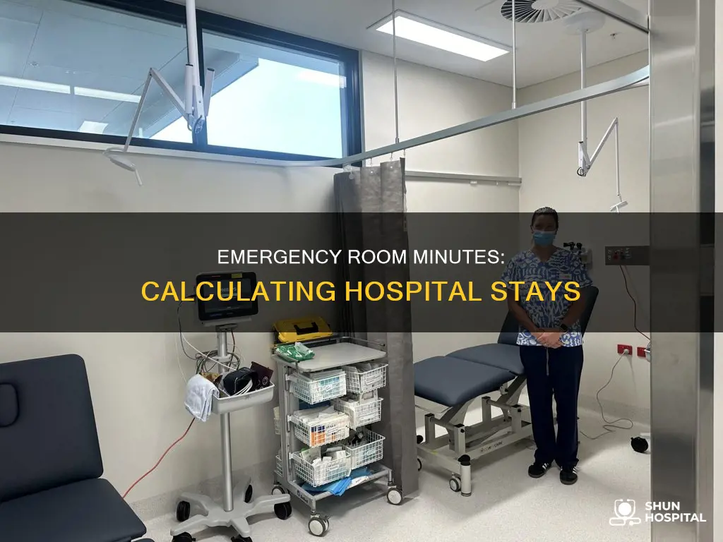 how is emergency minutes for hospital calculatef