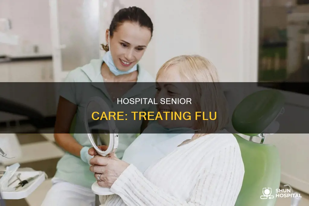 how is flu treated in hospital seniors