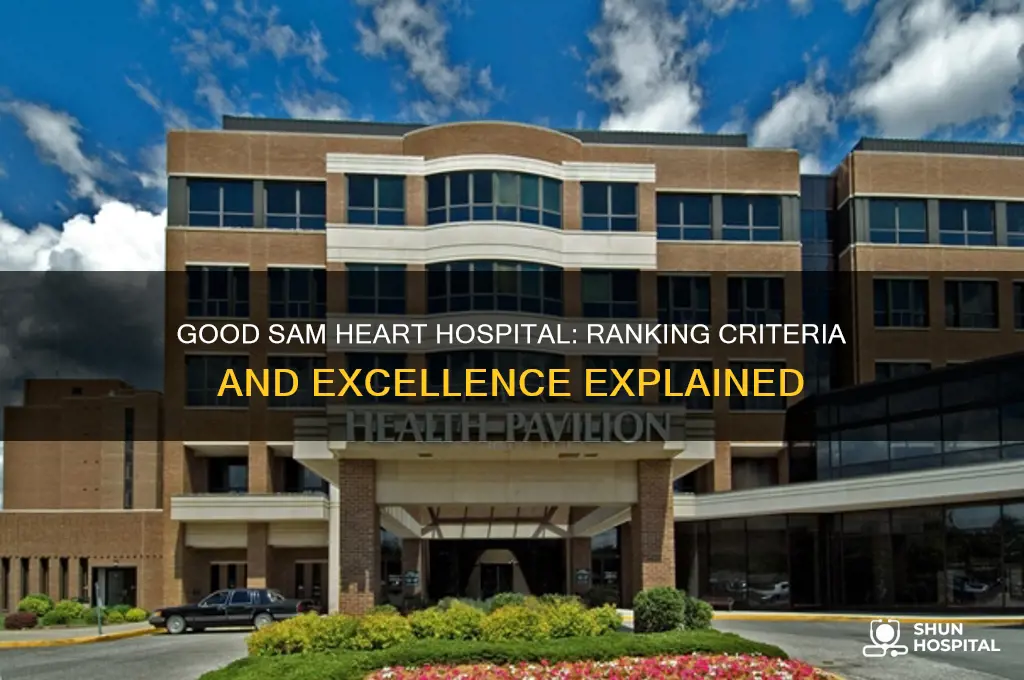 how is good sam ranked as a heart hospital