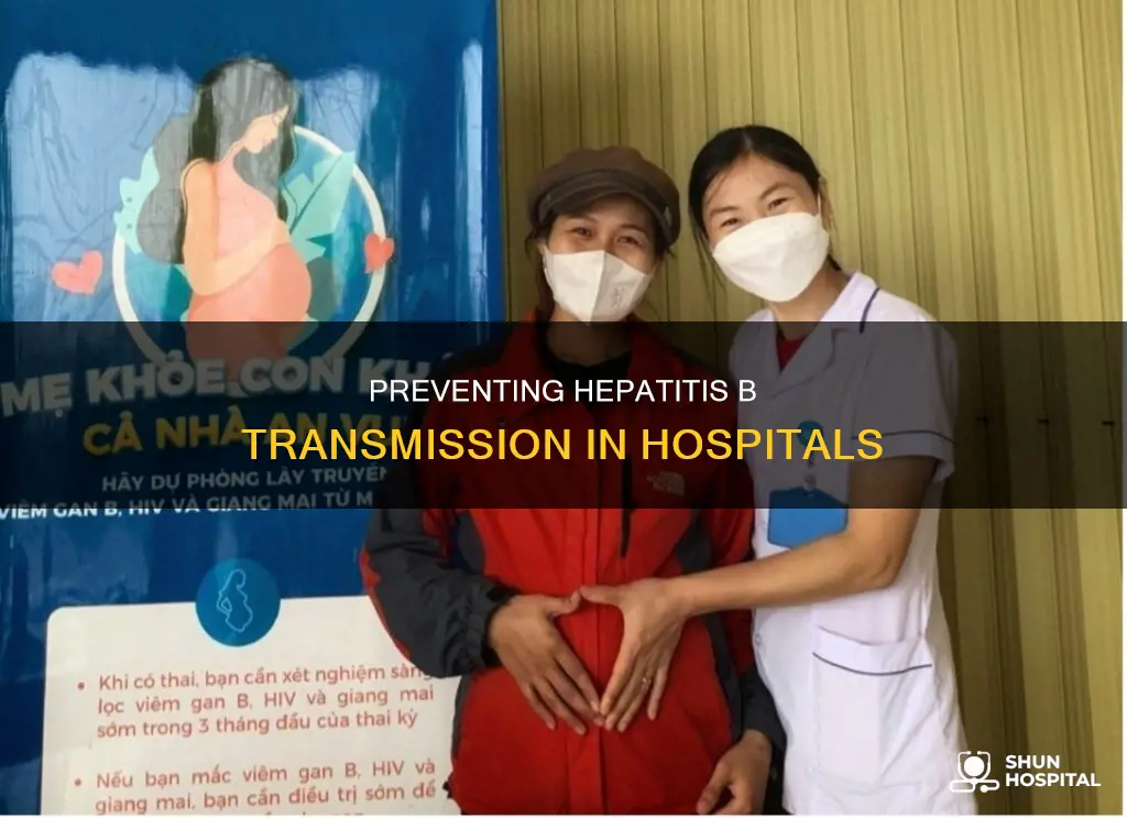 how is hepatitis b transmitted in hospitals