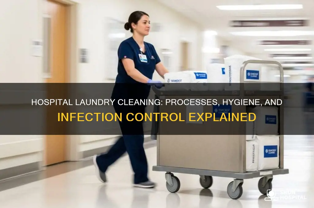 how is hospital laundry cleaned