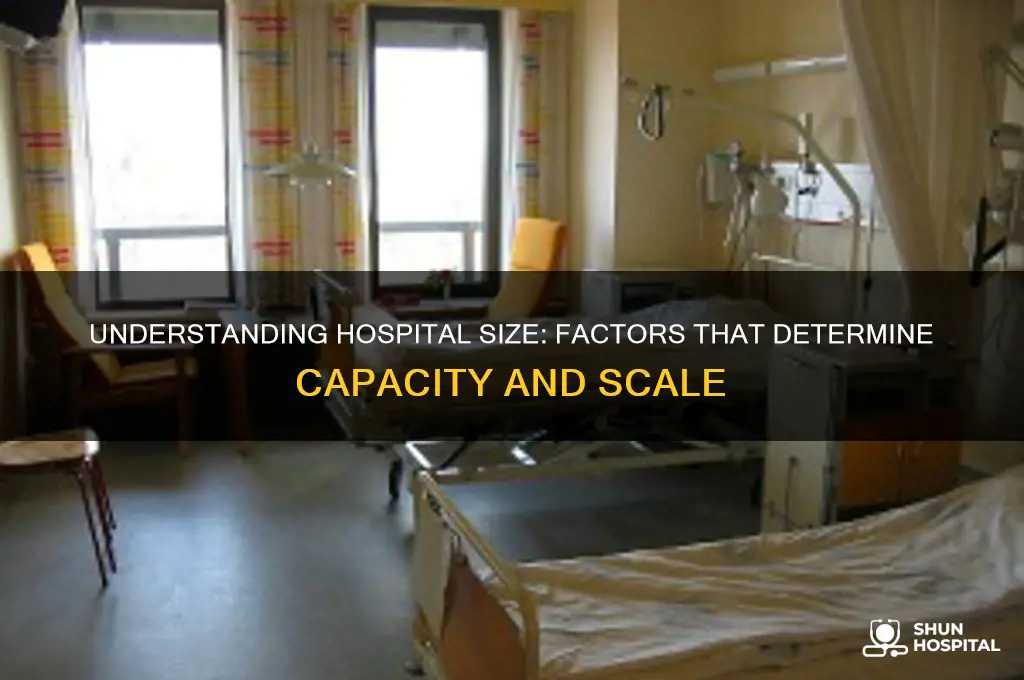 how is hospital size determined