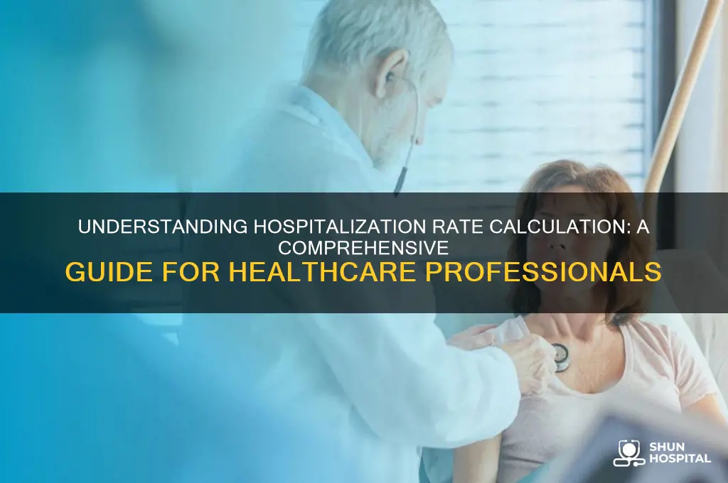how is hospitalization rate calculated