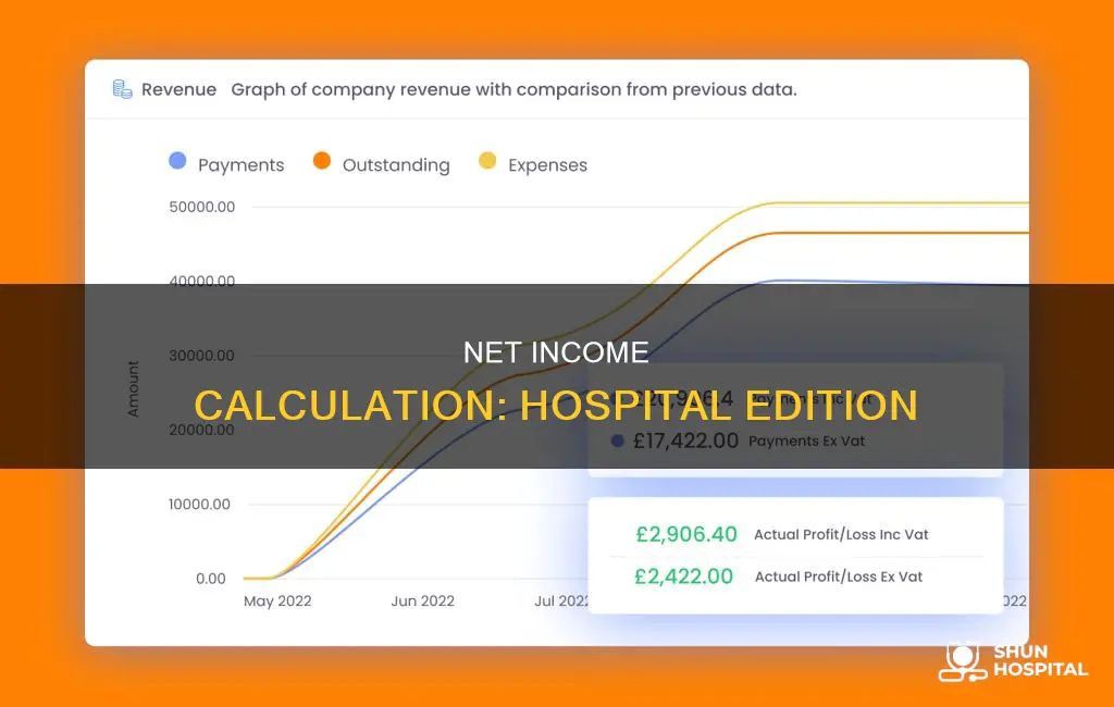 how is net income calculated in hospital